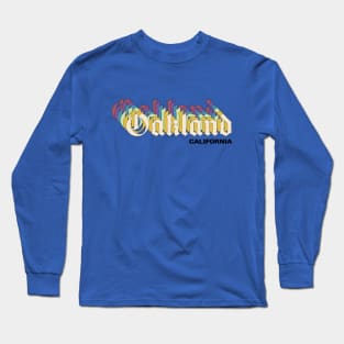 Oakland - Retro Long Sleeve T-Shirt